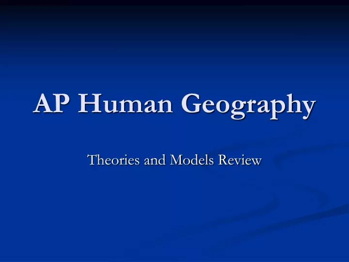 ap human geography