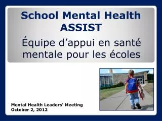 School Mental Health ASSIST