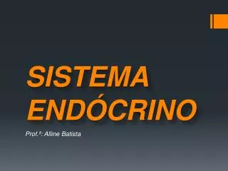 sistema end crino