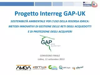 progetto interreg gap uk