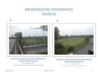 presentazione fotografica terreno