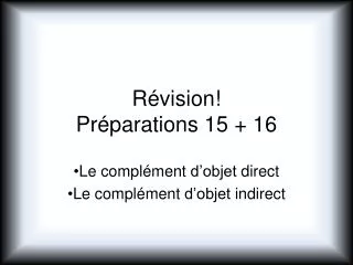 r vision pr parations 15 16