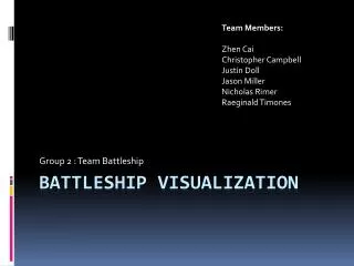 Battleship Visualization