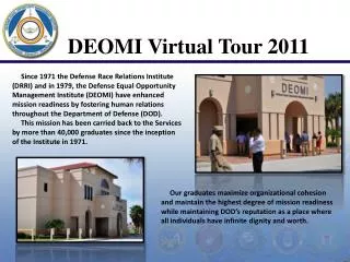 DEOMI Virtual Tour 2011