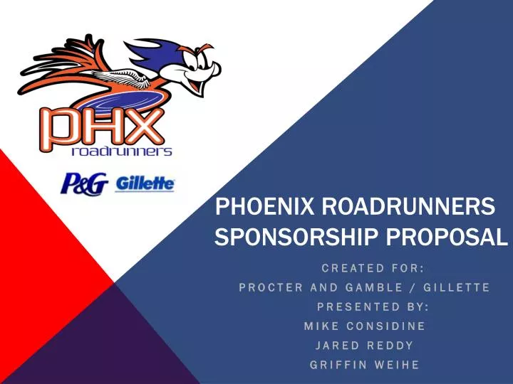 phoenix roadrunners sponsorship proposal