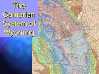 The Cambrian System of Wyoming