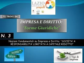 impresa e diritto forme giuridiche