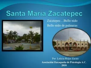 santa mar a zacatepec