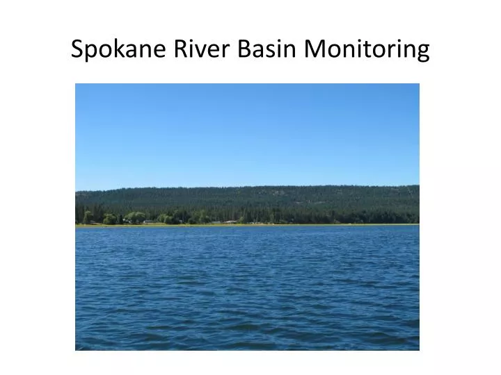spokane river basin monitoring