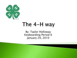 The 4-H way