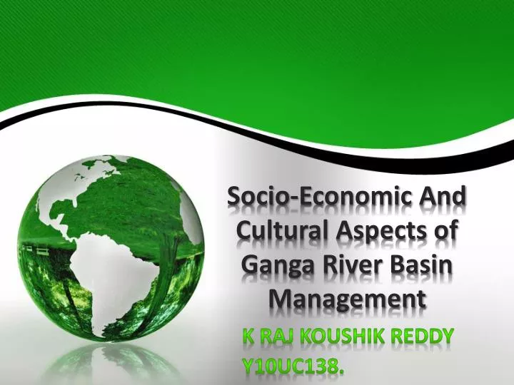 socio economic and cultural aspects of ganga river basin management