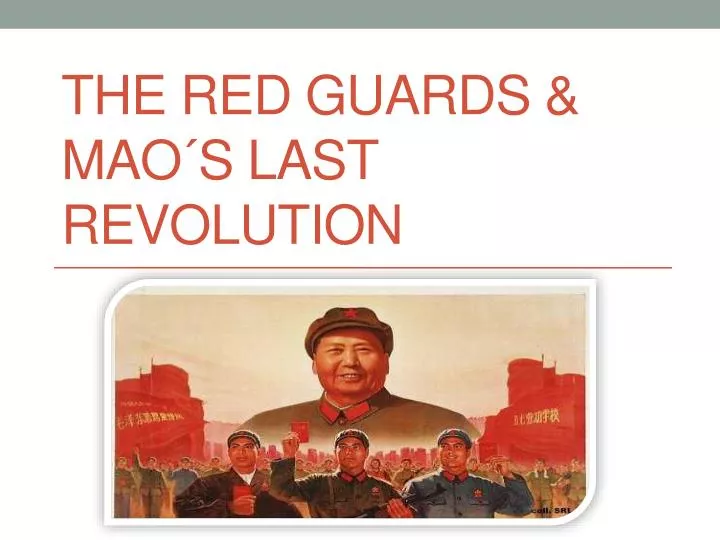 the red guards mao s last revolution