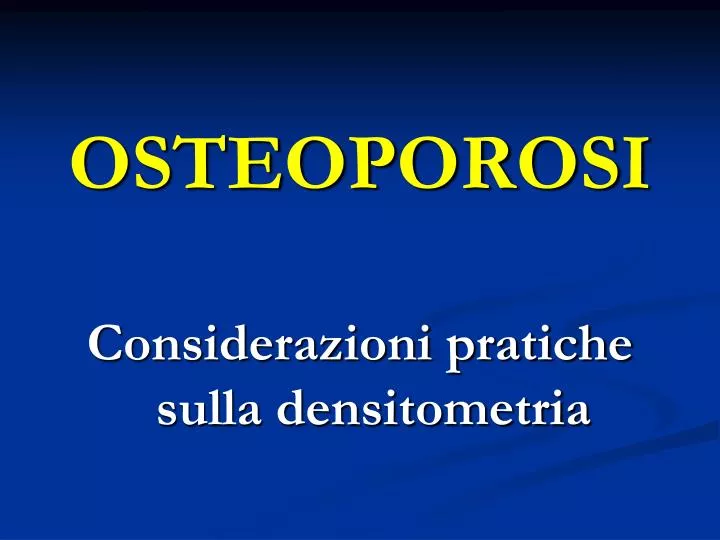 osteoporosi