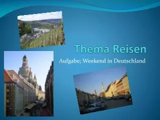 thema reisen