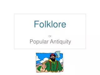 Folklore