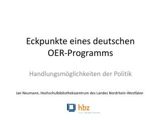 eckpunkte eines deutschen oer programms