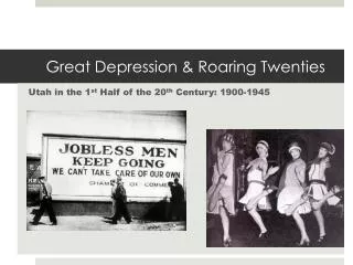 great depression roaring twenties
