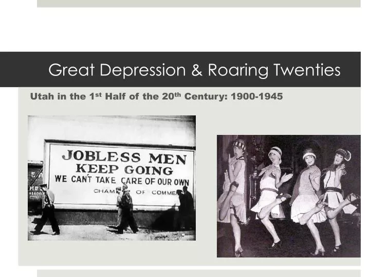 great depression roaring twenties