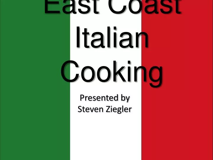 east coast italian cooking