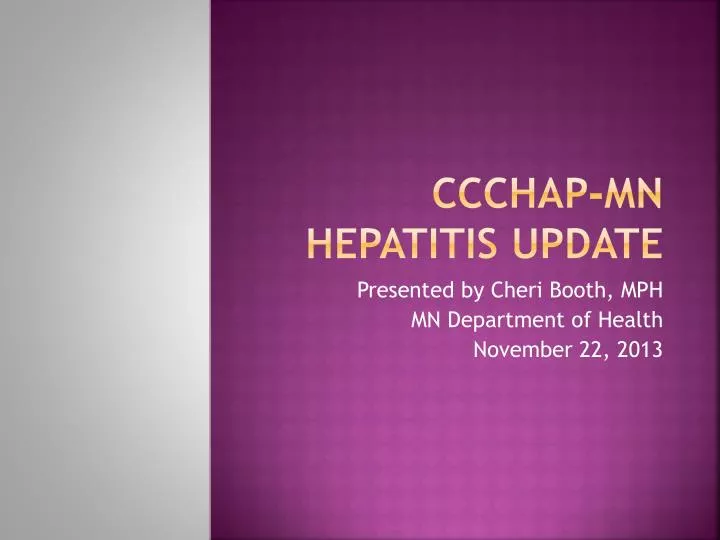 ccchap mn hepatitis update