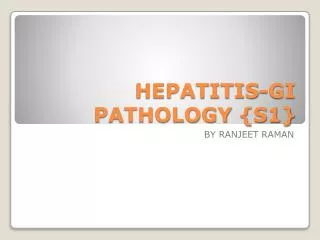 hepatitis gi pathology s1