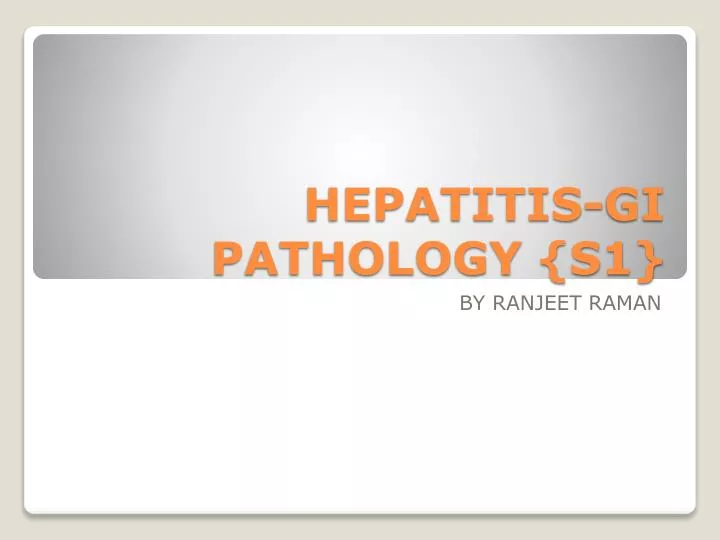 hepatitis gi pathology s1