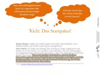 K i d Z : Das Startpaket!