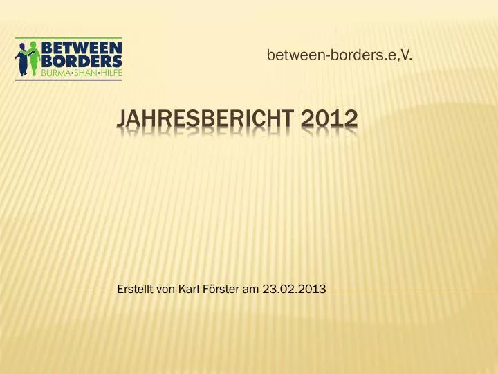 between borders e v