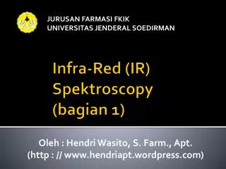 jurusan farmasi fkik universitas jenderal soedirman