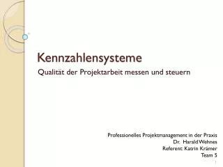 Kennzahlensysteme