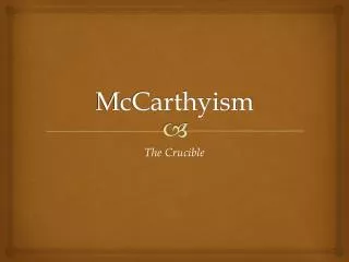 mccarthyism