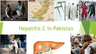 Hepatitis C in Pakistan
