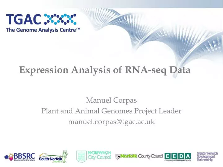 expression a nalysis of rna seq data