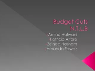 Budget Cuts N.T.L.B