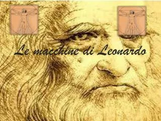 le macchine di leonardo