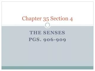 Chapter 35 Section 4