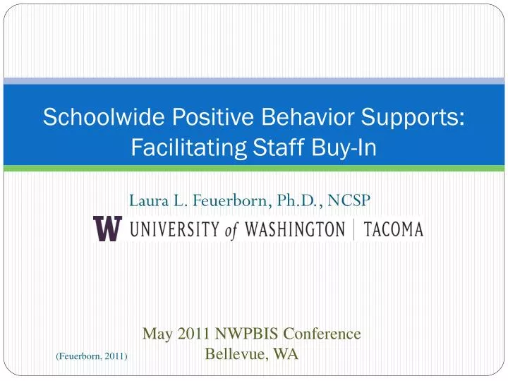 schoolwide positive behavior supports facilitating staff buy in