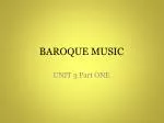 BAROQUE MUSIC - slide 1