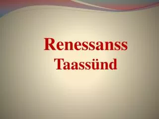 Renessanss Taassünd