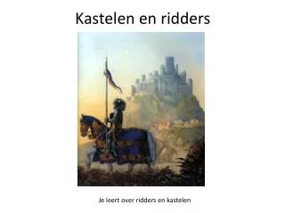 kastelen en ridders