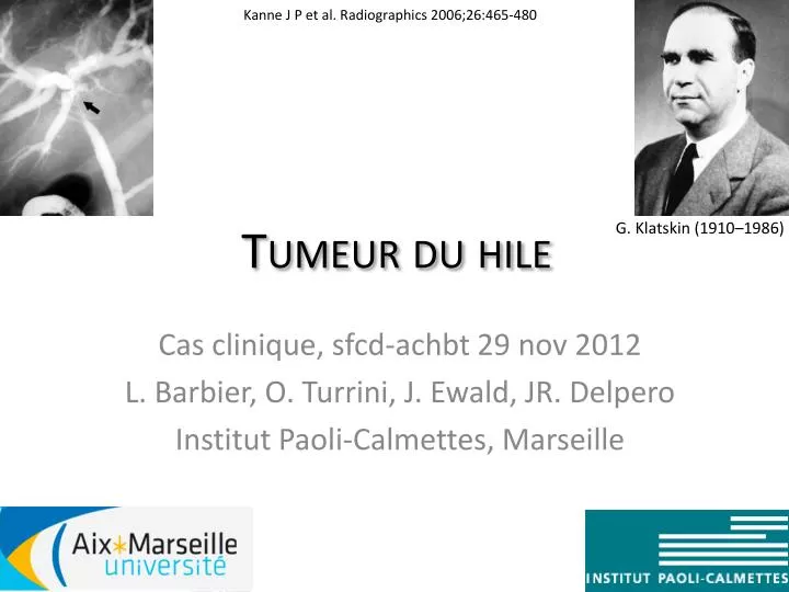 tumeur du hile