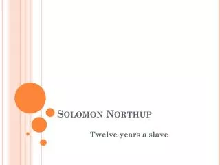 Solomon Northup