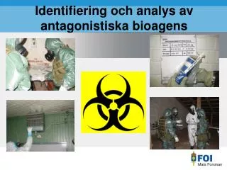 Identifiering och analys av antagonistiska bioagens