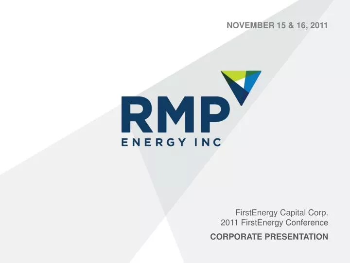 firstenergy capital corp 2011 firstenergy conference