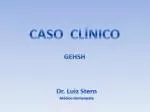 CASO CLÍNICO - slide 1