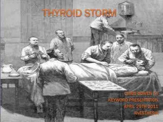 Thyroid Storm