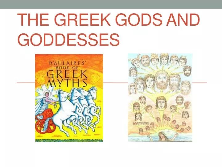 the greek gods and goddesses
