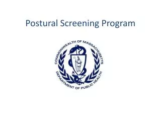 Postural Screening Program