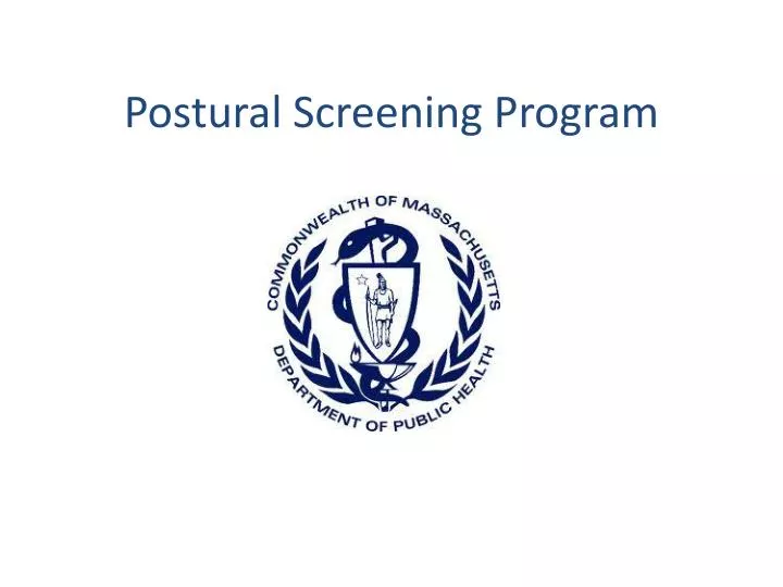 postural screening program