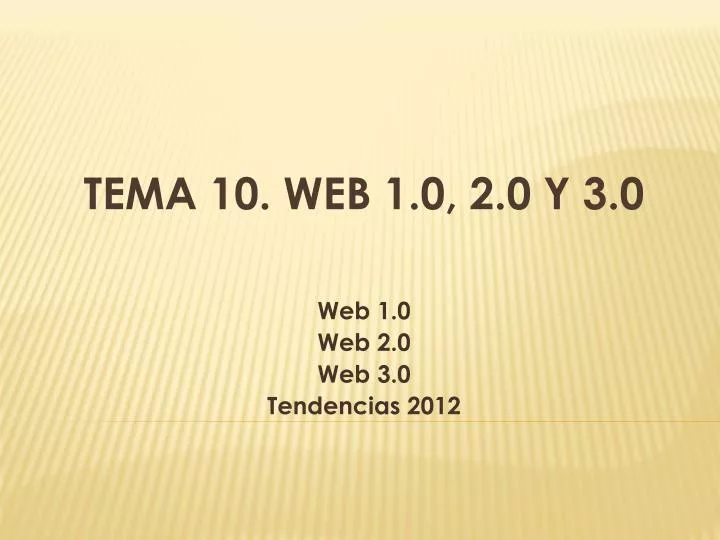 web 1 0 web 2 0 web 3 0 tendencias 2012